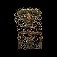 Egyptian Beaded Mummy Face Mask with Sons of Horus