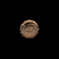 Sassanian General of the South Ceramic Bulla Seal Impression