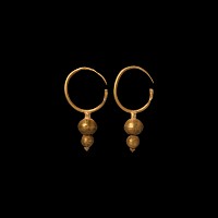 Western Asiatic Gold Earrings