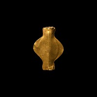 Western Asiatic Gold Butterfly Bead