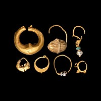Western Asiatic Gold Earring Group