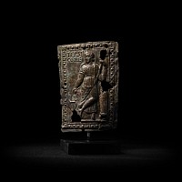 Roman Repousse Plaque with Muse Terpsichore