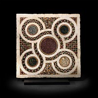 Byzantine Cosmatesque Mosaic Panel