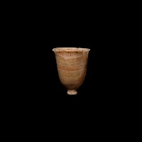 Bactrian Veined Alabaster Footed Cup