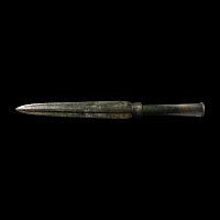 Bronze Age Split Socket Spearhead with Collar