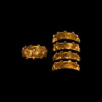 'The Brookland' Late Tudor 'Love is the Bond of Peace' Gold Posy Ring
