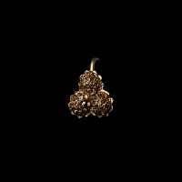 Post Medieval Silver-Gilt Dress Hook Fastener