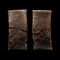 Old Babylonian Cuneiform Tablet, a Letter from Iluni King of Ešnunna to Warassa King of Dêr