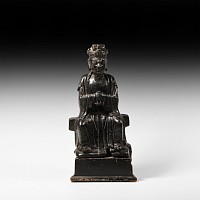 Chinese Ming Seated Magistrate Figurine
