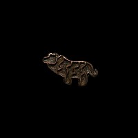 Central Asian Compartmented Seal Pendant with Bovine