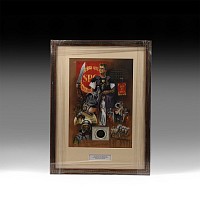 Roman Coin and Limited Edition Framed Print