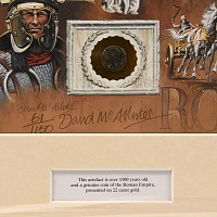Roman Coin and Limited Edition Framed Print