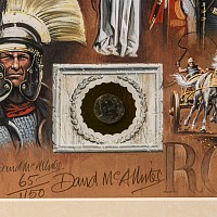 Roman Coin and Limited Edition Framed Print