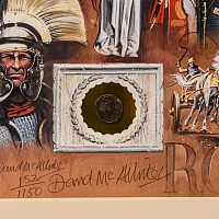 Roman Coin and Limited Edition Framed Print