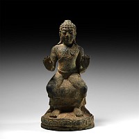 South East Asian Seated Statue of Buddha