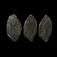 Natural History - Cut Unpolished Malachite Crystal Slice Group
