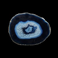 Natural History - Large Cut and Polished Agate Crystal Geode Slice