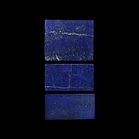 Natural History - Cut and Polished Lapis Lazuli Tile Group