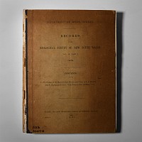 Natural History Books - Dept of Mines - Records of the Geological Survey of NSW, Volume IX (part 1)