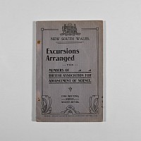 Natural History Books - Australia, New South Wales - Excursions Arranged for Members of BAAS