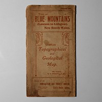 Natural History Books - Trickett - Australia, Blue Mountains Geological Map
