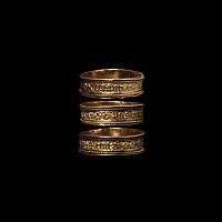 'The Bettiscombe' Medieval Gold 'Loyalty is Everything' Posy Ring