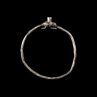 Viking Period Silver Bracelet with Bee