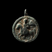 Byzantine Pendant with Saint George