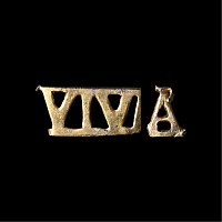 Roman Gilt Silver Openwork Lettering Group