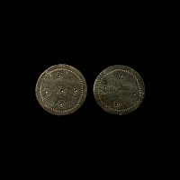 Anglo-Saxon Disc Brooch Pair