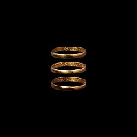 Georgian 'In Unity Lets Live & Die' Gold Posy Ring