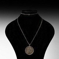 Post Medieval Silver Thaler Pendant Necklace