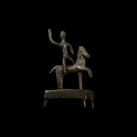 Iron Age Celtic Horse and Rider Statuette