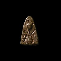 Viking Age Patrix Die with Figure