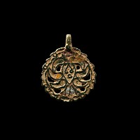Post Medieval Enamelled Pendant