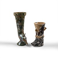 Roman Style Glass Vessel Group