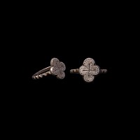 Byzantine Silver Ring with Cross