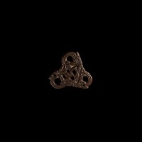 Anglo-Scandinavian Viking Trefoil Dragon-Whorl Mount