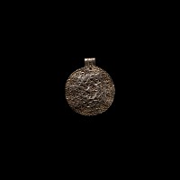 Viking Age Stamped Silver Pendant
