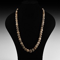 Natural History - Woolly Mammoth Bone Bead Necklace String