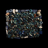 Egyptian and Other Faience and Hardstone Bead Collection