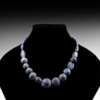 Bactrian Style Lapis Lazuli Bead Necklace