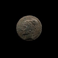 Medallion Featuring a Roman Soldier Dragging a Barbarian