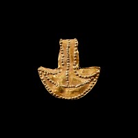 Viking Age Gold Hammer Amulet