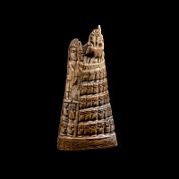Post Roman Gallic Figural Amuletic Bone Carving