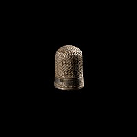 Georgian Silver Thimble with 'S L'