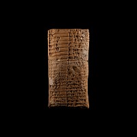 Cuneiform Accounting Tablet Listing a Distribution to a Series of Babylonian Soldiers