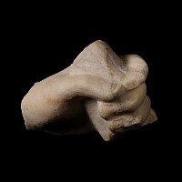 Roman Marble Hand Holding Rope