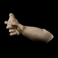 Roman Marble Hand Holding Bird