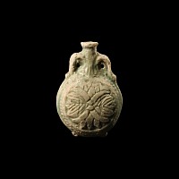Egyptian Green Faience Flask